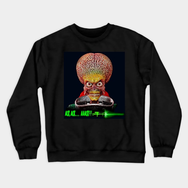 MARS ATTACKS Crewneck Sweatshirt by EBAN